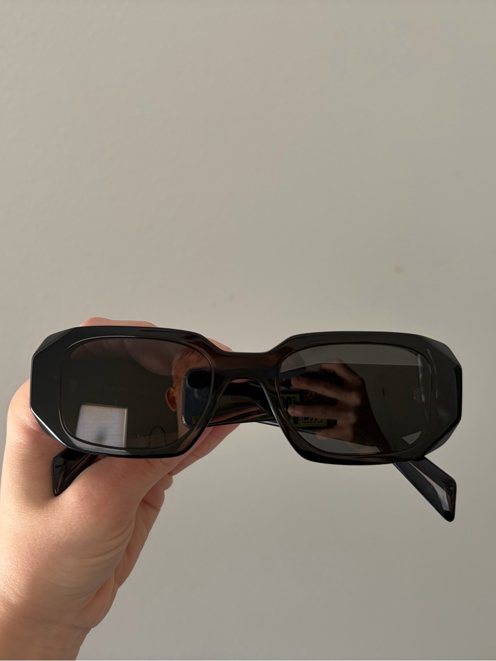 Prada Black Geometric Sunglasses - Picture 3 of 11